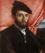 Lorenzo Lotto Portrat eines jungen Mannes oil